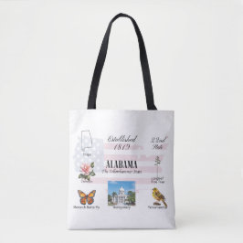 Alabama Briefkaart | Geef thema's en oriëntatiepun Tote Bag