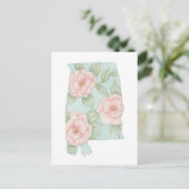 Alabama Camelia's Briefkaart (Staand voorkant)