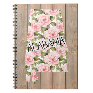 Alabama Camellia en hout Notitieboek