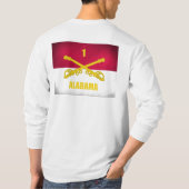 Alabama Cavalry T-shirt (Achterkant)