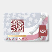ALABAMA - Child ID Kaart Badge (Achterkant)