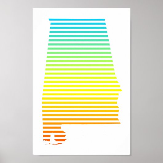 alabama chill fade poster (Voorkant)