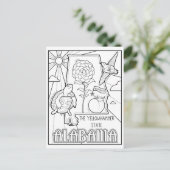 Alabama Collage Briefkaart (Staand voorkant)