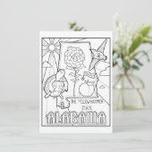 Alabama Collage Kaart (Staand voorkant)