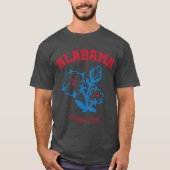 Alabama Cotton State USA Original Graphic with Blu T-shirt (Voorkant)