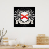 Alabama Crest Poster (Keuken)