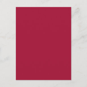ALABAMA CRIMSON RED (achtergrond voor effen kleure Briefkaart