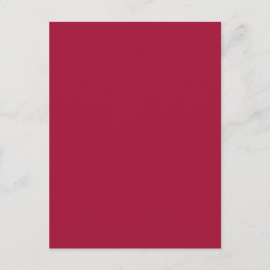 ALABAMA CRIMSON RED (achtergrond voor effen kleure Briefkaart (Voorkant)