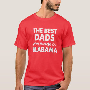 Alabama Dad Vaderdag Gift Southern Pride T-shirt