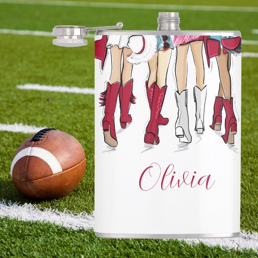 Alabama Dames Mode Cowboy Boots Petten Crimson Heupfles