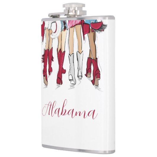 Alabama Dames Mode Cowboy Boots Petten Crimson Heupfles (Links)