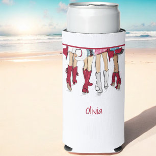 Alabama Dames Mode Cowboy Laarzen Petten Custom Seltzer Blikjeskoeler