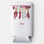 Alabama Dames Mode Cowboy Laarzen Petten Custom Seltzer Blikjeskoeler (Achterkant)