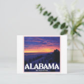 Alabama Dark Sunset Briefkaart (Staand voorkant)