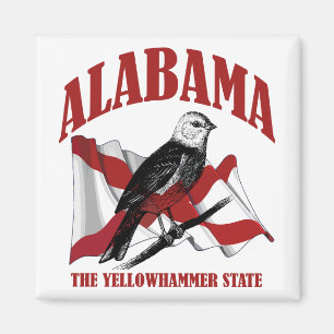 Alabama, de staat Yellowhammer Magneet