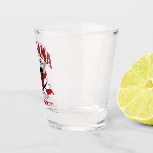 Alabama, de staat Yellowhammer Shot Glas (Rechts)