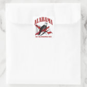 Alabama, de staat Yellowhammer Vierkante Sticker (Tas)