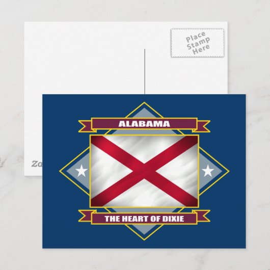 Alabama Diamond Briefkaart (Voorkant / Achterkant)