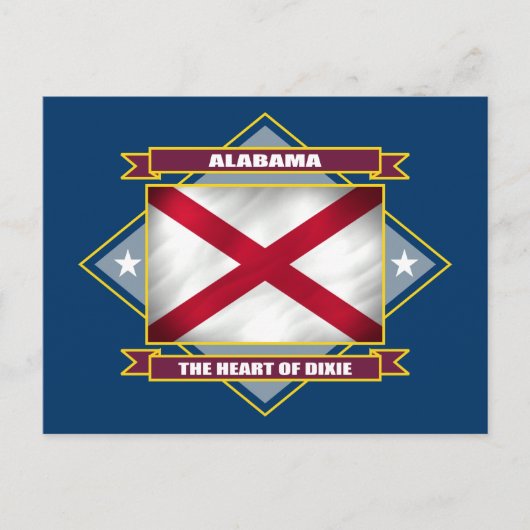 Alabama Diamond Briefkaart (Voorkant)