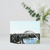 Alabama Edmund Pettus Bridge Briefkaart (Staand voorkant)