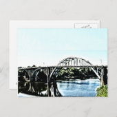 Alabama Edmund Pettus Bridge Briefkaart (Voorkant / Achterkant)