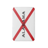 Alabama en de vlag bmt badmat (Voorkant Verticaal)