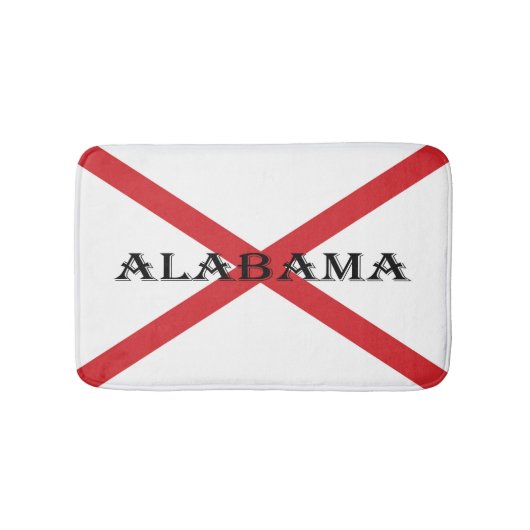 Alabama en de vlag bmt badmat (Voorkant)