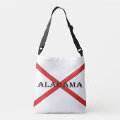 Alabama en de vlag cbbt crossbody tas (Achterkant)