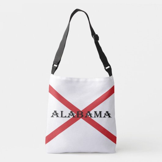 Alabama en de vlag cbbt crossbody tas (Achterkant)