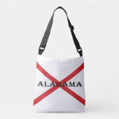 Alabama en de vlag cbbt crossbody tas (Voorkant)