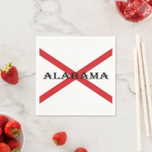 Alabama en de vlag servet (Insitu)