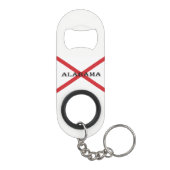 Alabama en Flag Kcn Mini Flessenopener (Achterkant)