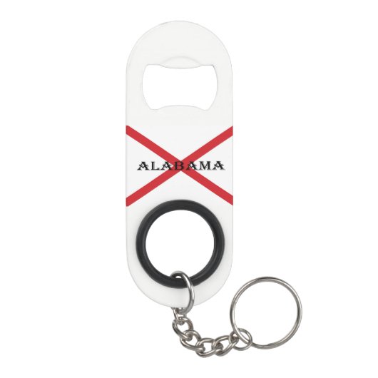Alabama en Flag Kcn Mini Flessenopener (Achterkant)