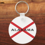 Alabama en Flag Kcn Sleutelhanger (Voorkant)