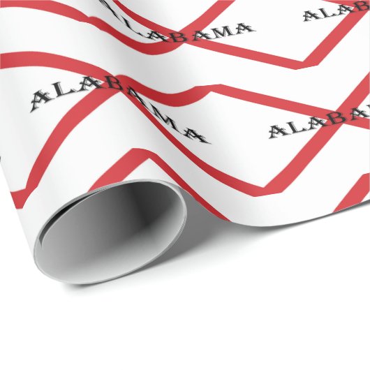 Alabama en Flag wpcn Cadeaupapier (Rol Hoek)