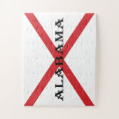 Alabama en Vlag 11x14 30pc jpcnt Legpuzzel (Verticaal)