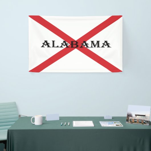 Alabama en Vlag brncnt Spandoek (Beurs)