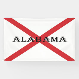 Alabama en Vlag brncnt Spandoek