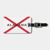 Alabama en vlag cd ltcnt bagagelabel (Voorkant horizontaal)