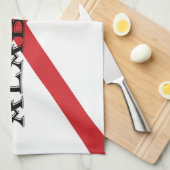 Alabama en vlag ktcnt theedoek (Quarter Fold)