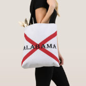 Alabama en Vlag stint Tote Bag (Dichtbij)