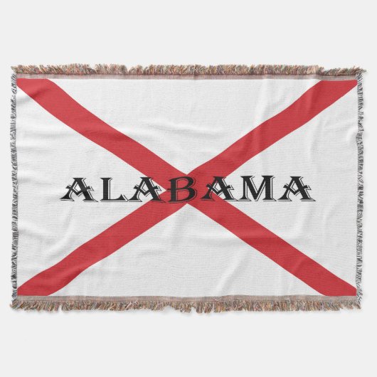 Alabama en Vlag tbcnt Deken (Voorkant)