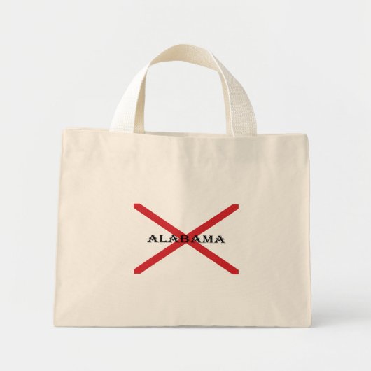 Alabama en Vlag tcnt Mini Tote Bag (Voorkant)