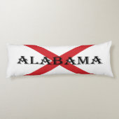 Alabama en Vlag tpcn Lichaamskussen (Achterkant)