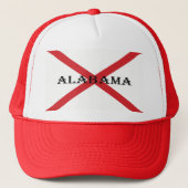Alabama en Vlag. Trucker Pet (Voorkant)