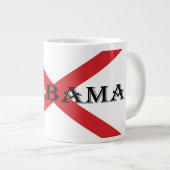 Alabama en Vlaggenmug Grote Koffiekop (Voorkant rechts)