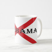 Alabama en Vlaggenmug Koffiemok (Voorkant rechts)