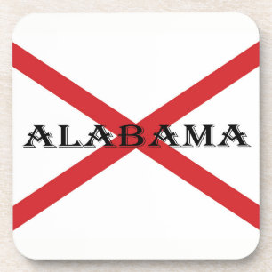 Alabama en vlagklooster bier onderzetter