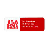 Alabama Etiket (Voorkant)