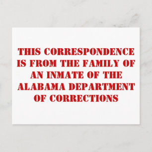 Alabama familie DoC Briefkaart